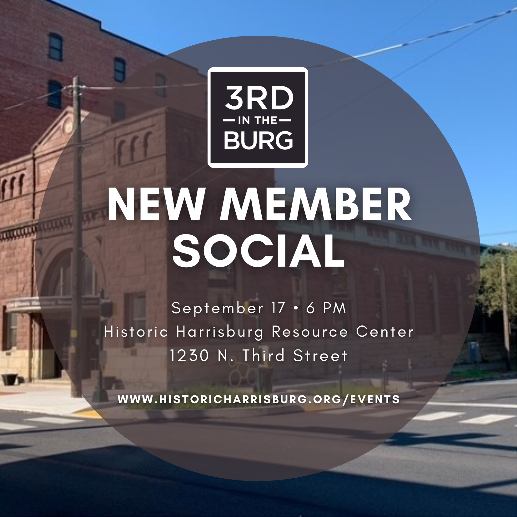 3rd in the Burg & New Member Social