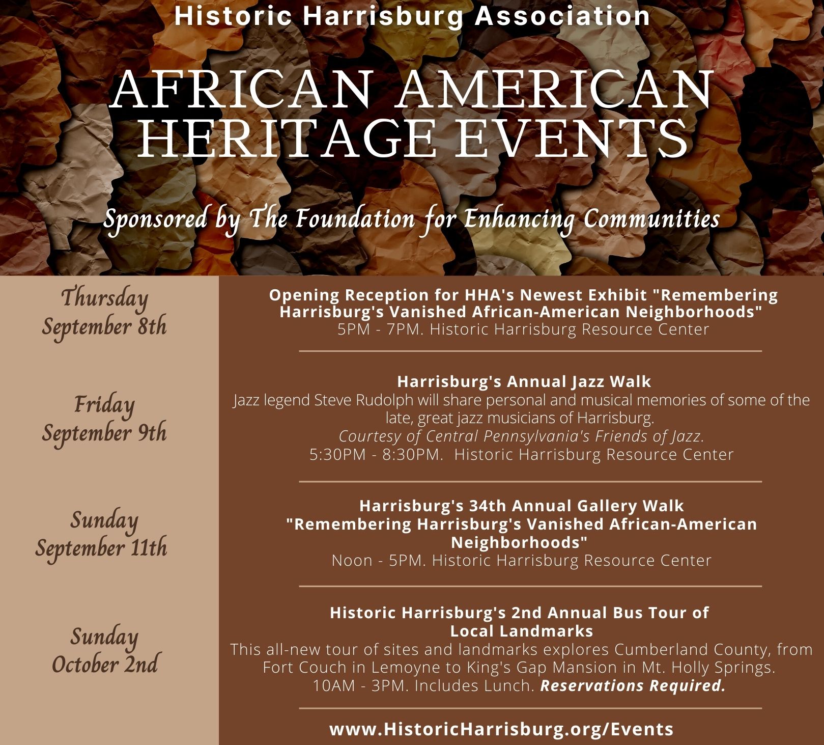 New Exhibit Opening: "Remembering Harrisburg's Vanished African American Neighborhoods"