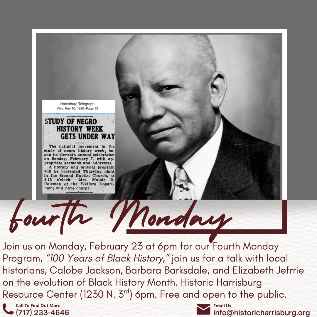 Fourth Monday Program: 100 Years of Black History (Rescheduled)